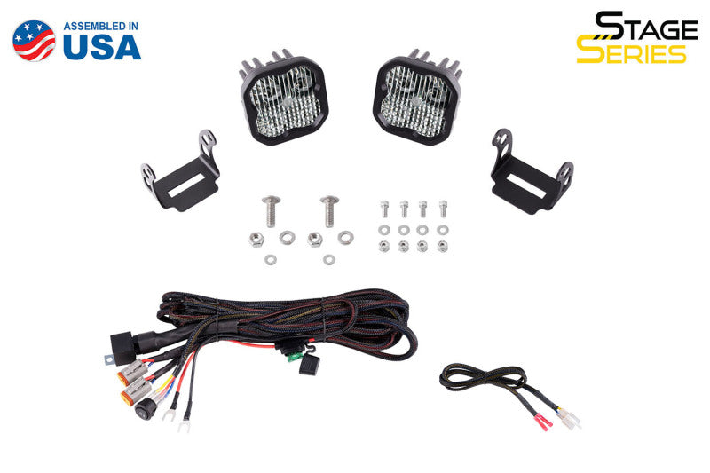 21-25 Ford Bronco Diode Dynamics DD7186  SS3 LED Ditch Light Kit - Pro White Combo