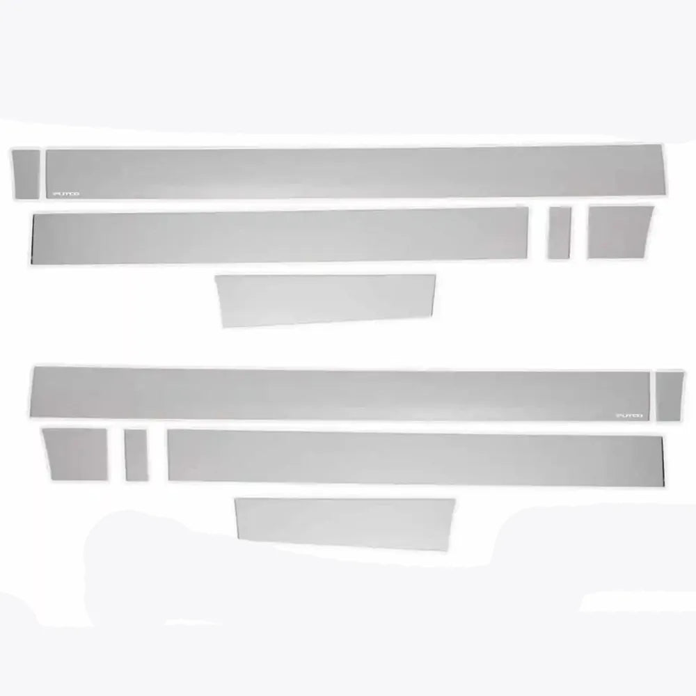 Putco 09-14 Ford F-150 Super Crew Cab 5.5 Box - 7in Wide - 12pcs Pro Stainless Steel Rocker Panels