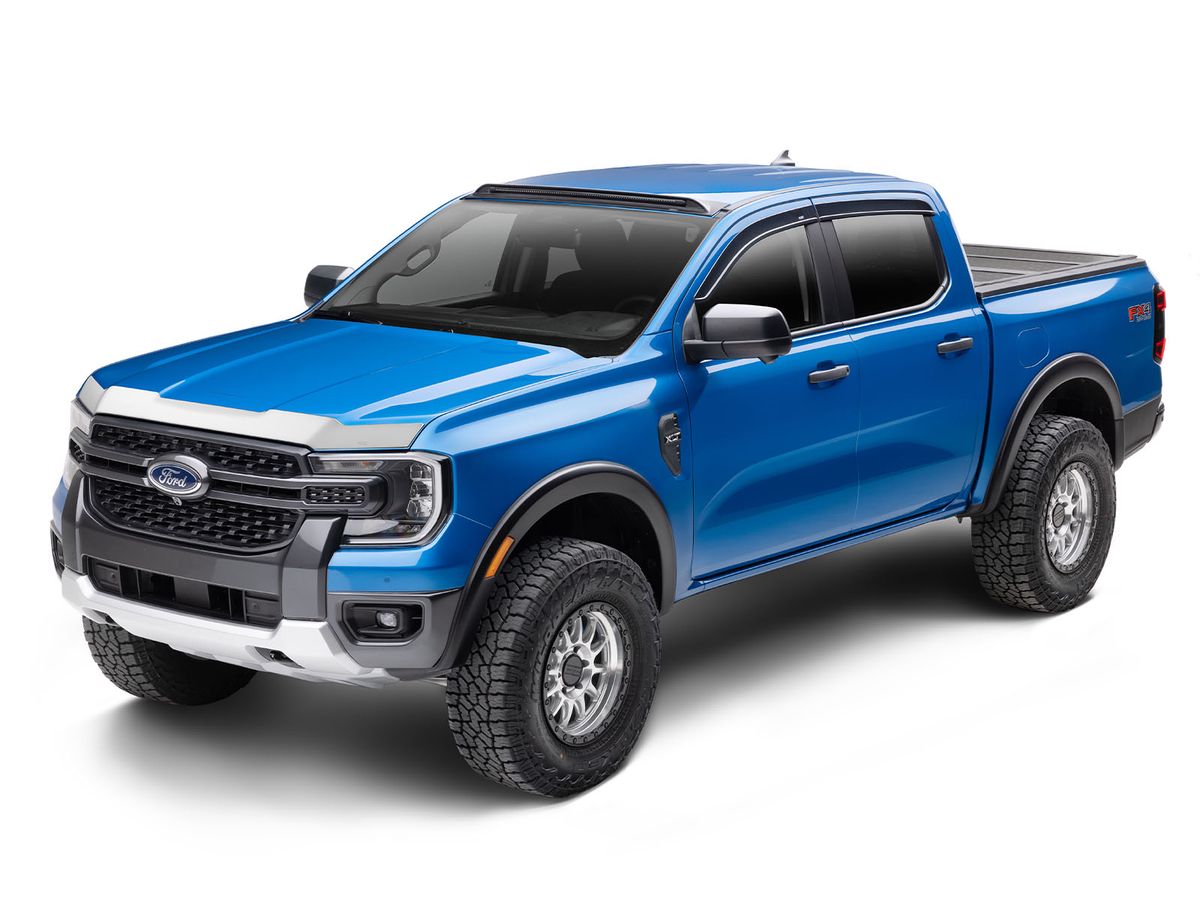 24-25 Ford Ranger Husky Liners 2892266  Aeroskin Hood Protector - Chrome