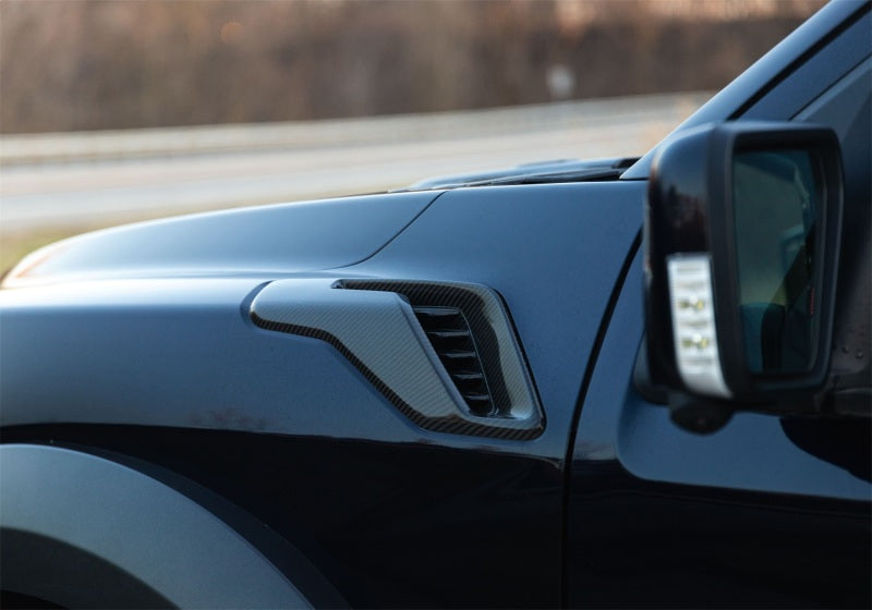 21-25 Ford Raptor Ford Racing M-16026-FG Carbon Fiber Fender Vent Set - Gloss