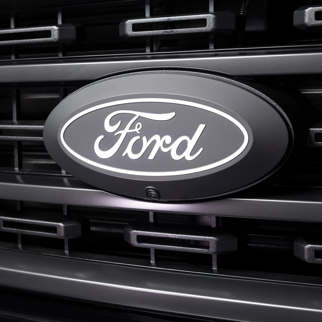 2023 Ford F-150 Putco 92606 Front Luminix Ford LED Emblem w/Camera CutOut w/o Spray Washer
