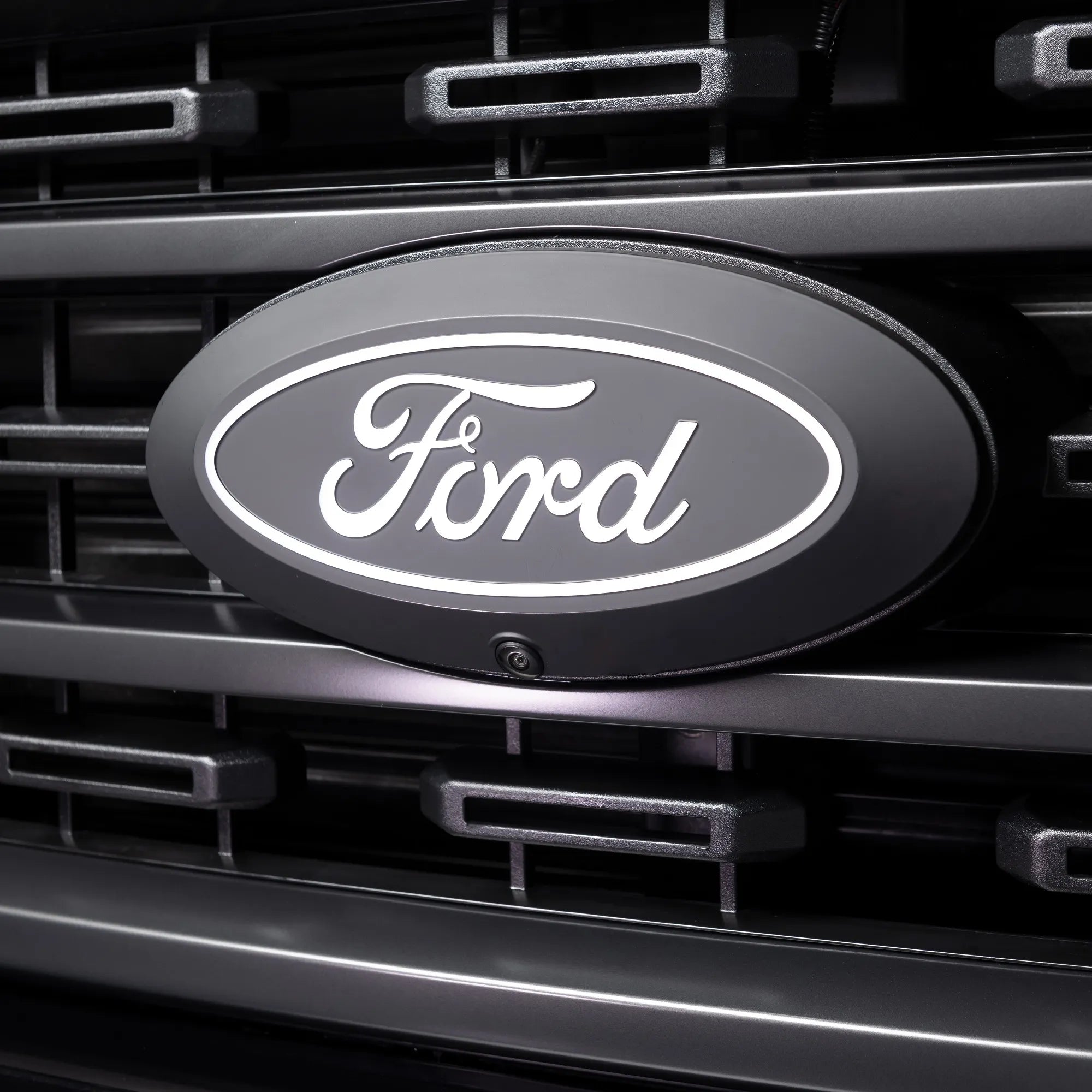 2023 Ford F-150 Putco 92606 Front Luminix Ford LED Emblem w/Camera CutOut w/o Spray Washer