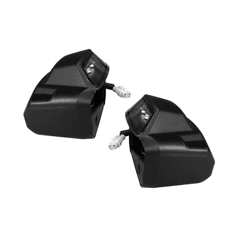 Westin 28-51003 R5 LED Light Kit Universal Fitment - 4 End Caps Integrated LED Lights w/ Wiring Harness - Black