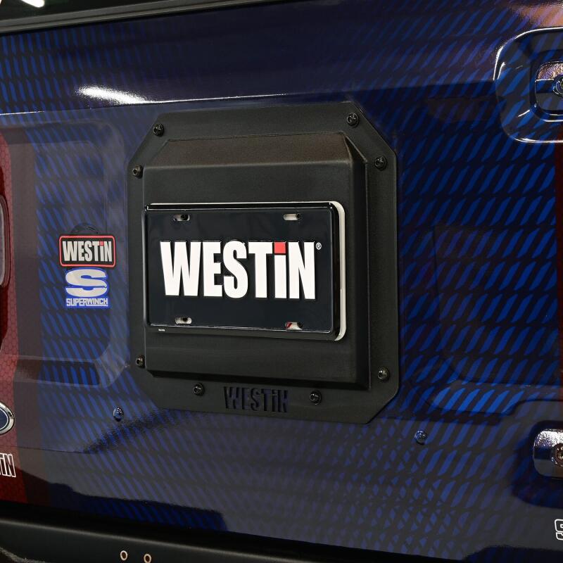 22-25 Ford Bronco (Excl. Sport) Westin 59-89055 Spare Tire Delete Plate - Tex. Blk