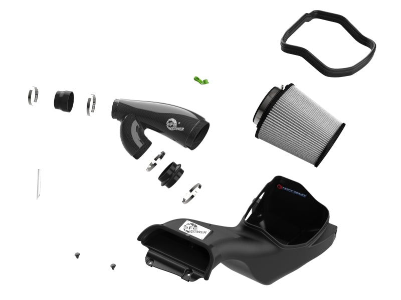 21-25 Ford Raptor / F-150 / 22-25 Expedition/ Navigator aFe 57-10031D Track Series Carbon Fiber Cold Air Intake System w/ Pro DRY S Filter