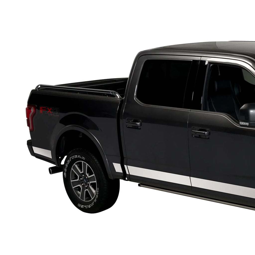 Putco 09-14 Ford F-150 Super Crew Cab 5.5 Box - 7in Wide - 12pcs Pro Stainless Steel Rocker Panels