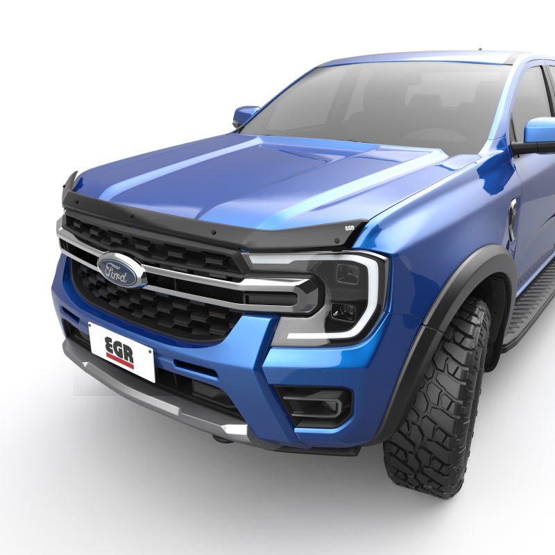 24-25 Ford Ranger EGR 303601 Superguard Hood Shield - Dark Smoke