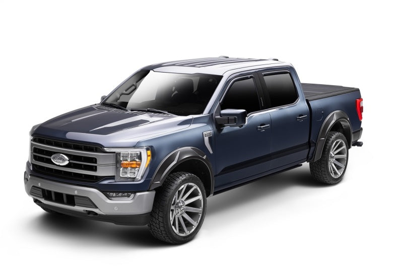 21-25 Ford F-150 / Raptor (Exl. F150 Lightning) Husky Liners 2802972 DRT Style Fender Flares (Smooth) 4pc - Blk