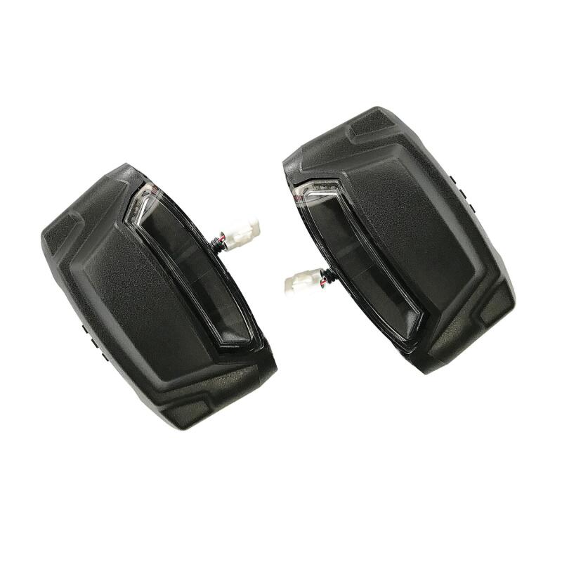 Westin 28-51003 R5 LED Light Kit Universal Fitment - 4 End Caps Integrated LED Lights w/ Wiring Harness - Black